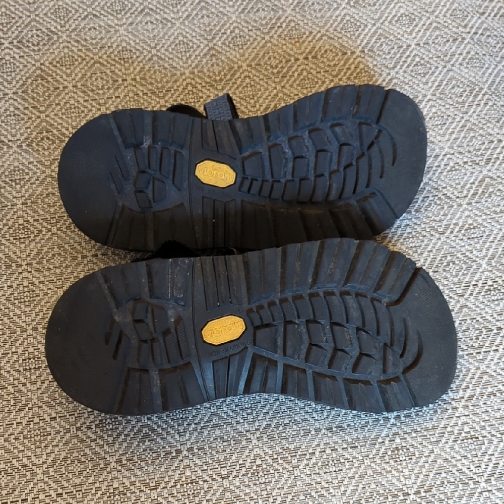 Women's Z/1 Chaco Black and Blue Sport Hiking Sandals - Picture 3 of 5